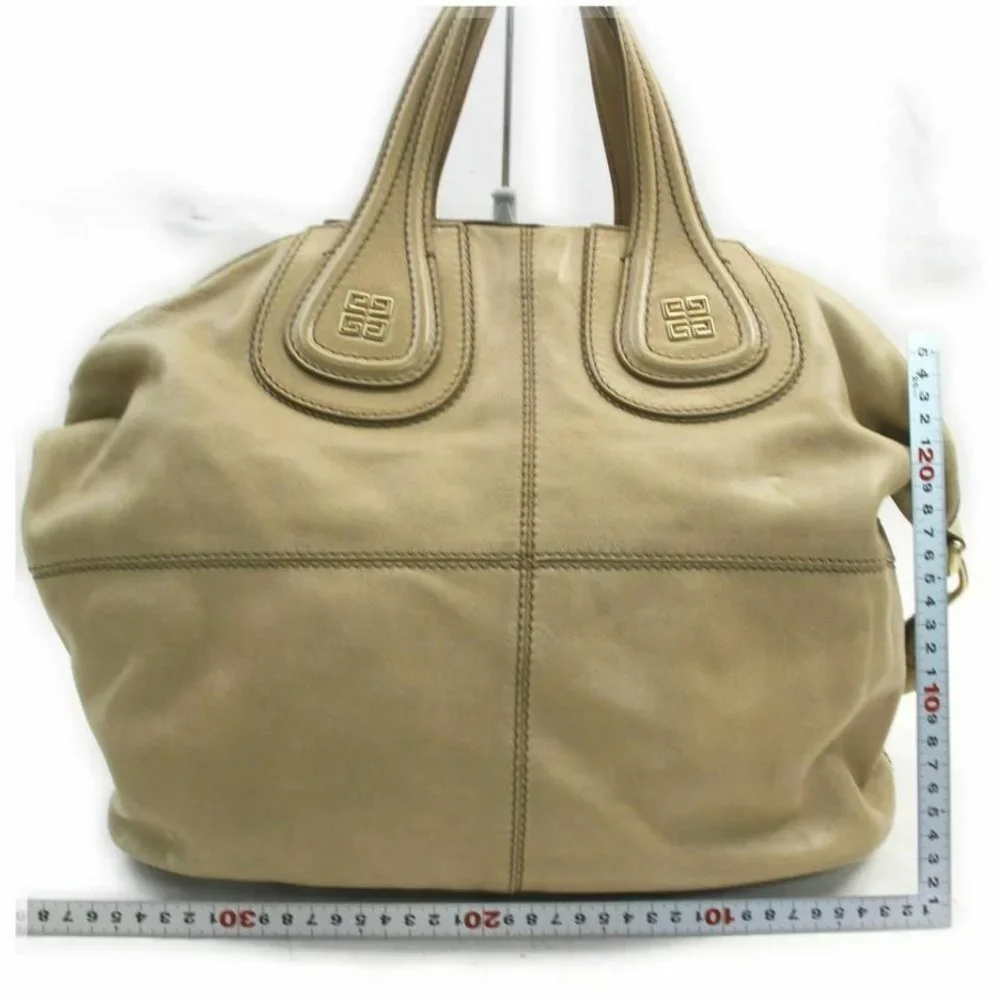 Givenchy Light Brown Beige Tan Nightingale 2way